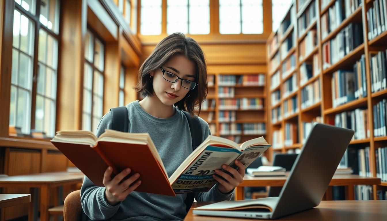 Students working in research laboratory