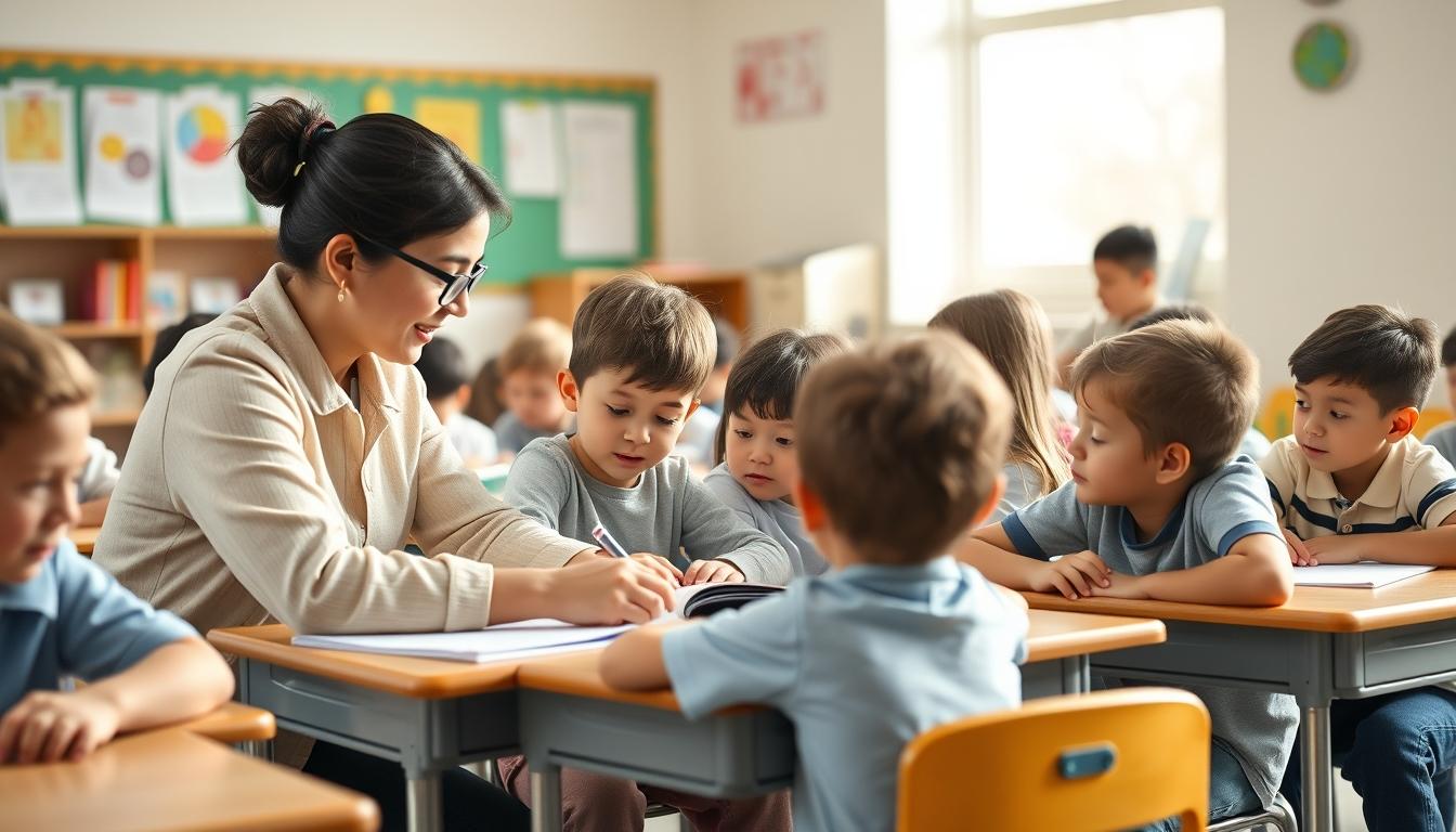 Structured study materials and learning resources on a desk